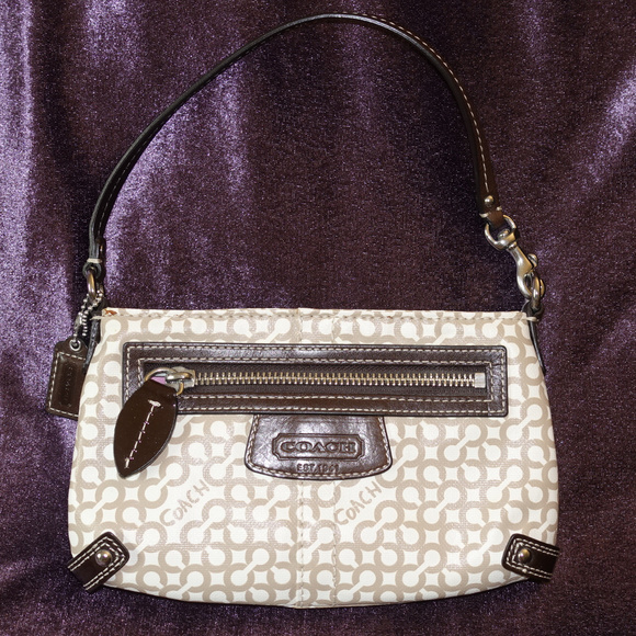 Coach Penelope Op Art Handbag/Clutch/Wristlet - Picture 2 of 8